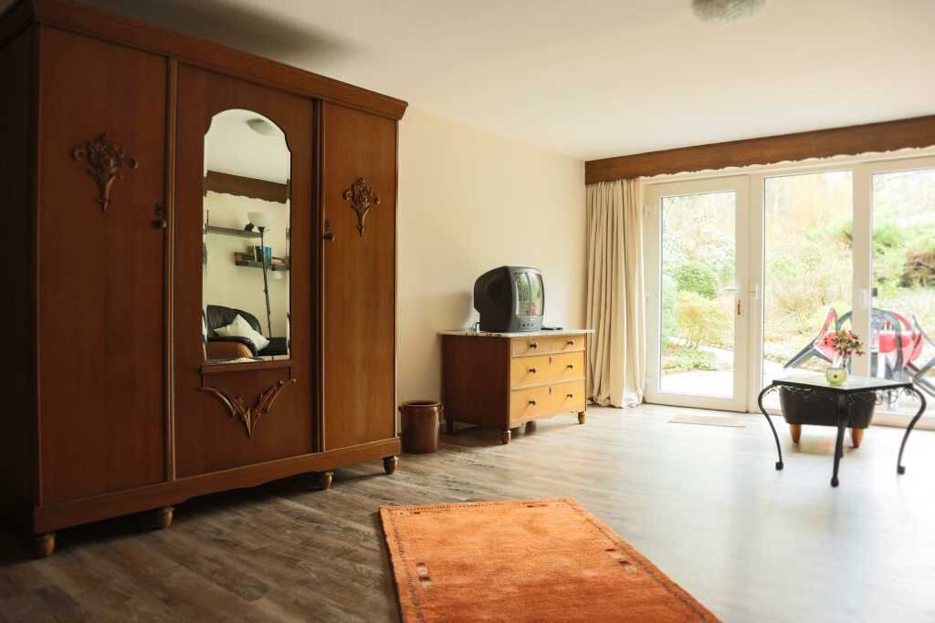 Eingangsbereich der Ferienwohnung mit Garderobe